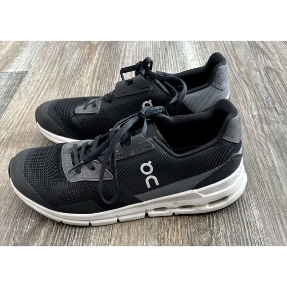 On Running Cloudrift Running Tennis Shoes Sneakers Black White Women’s Size 7.5 - Picture 3 of 6